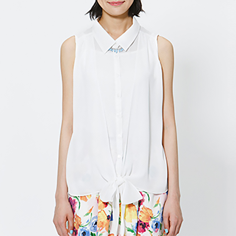 ノースリーブ ブラウス