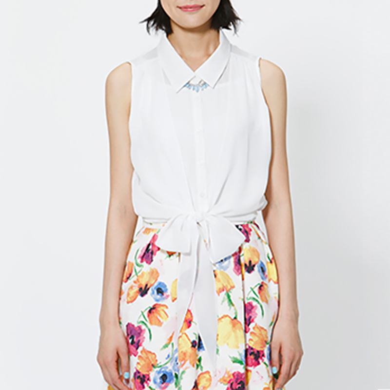 ノースリーブ ブラウス