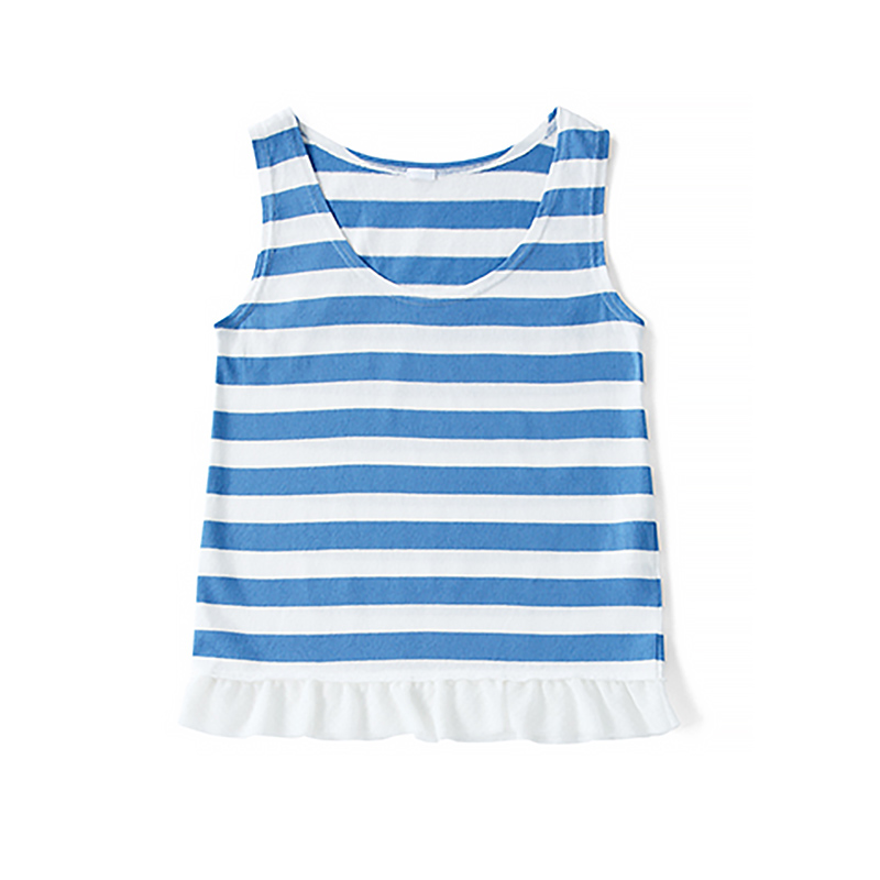 フリル付きボータータンクトップ