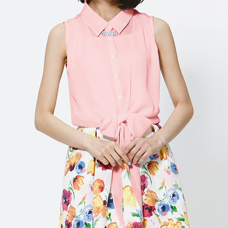 ノースリーブ ブラウス